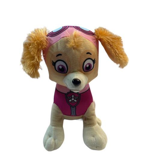 Paw Patrol 9" Skye Standing Plush, Printed Face & Button Nose Stuffed Animal Dog in GUC