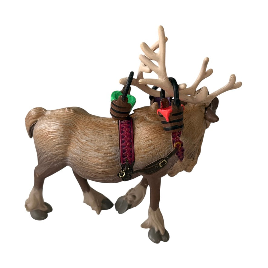 Disney Frozen Sven Reindeer Mini Figure/Paint Buckets & Olaf in a Tuxedo 2 Cake Toppers/Toys