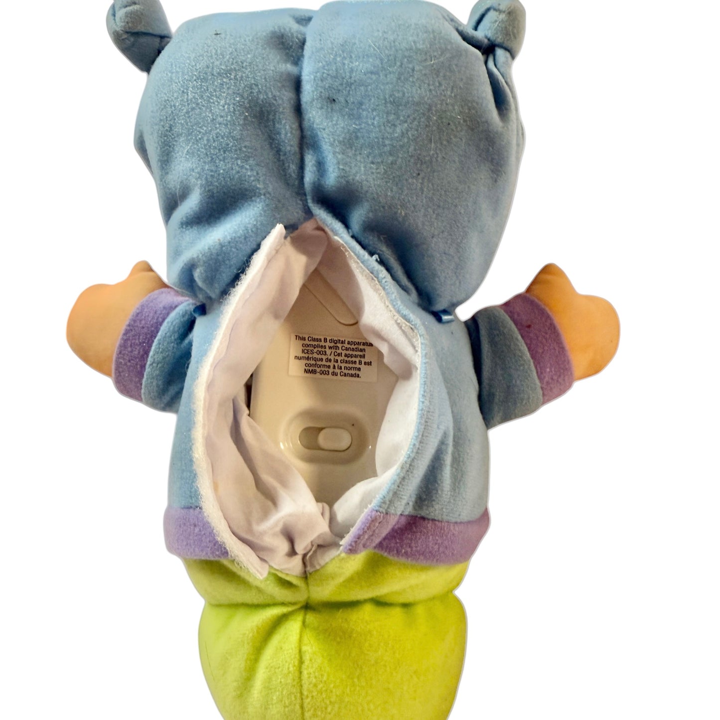 Playskool Hasbro Blue Lullabye GlowWorm Cuddly Musical Nightlight Lovey toy from 2005