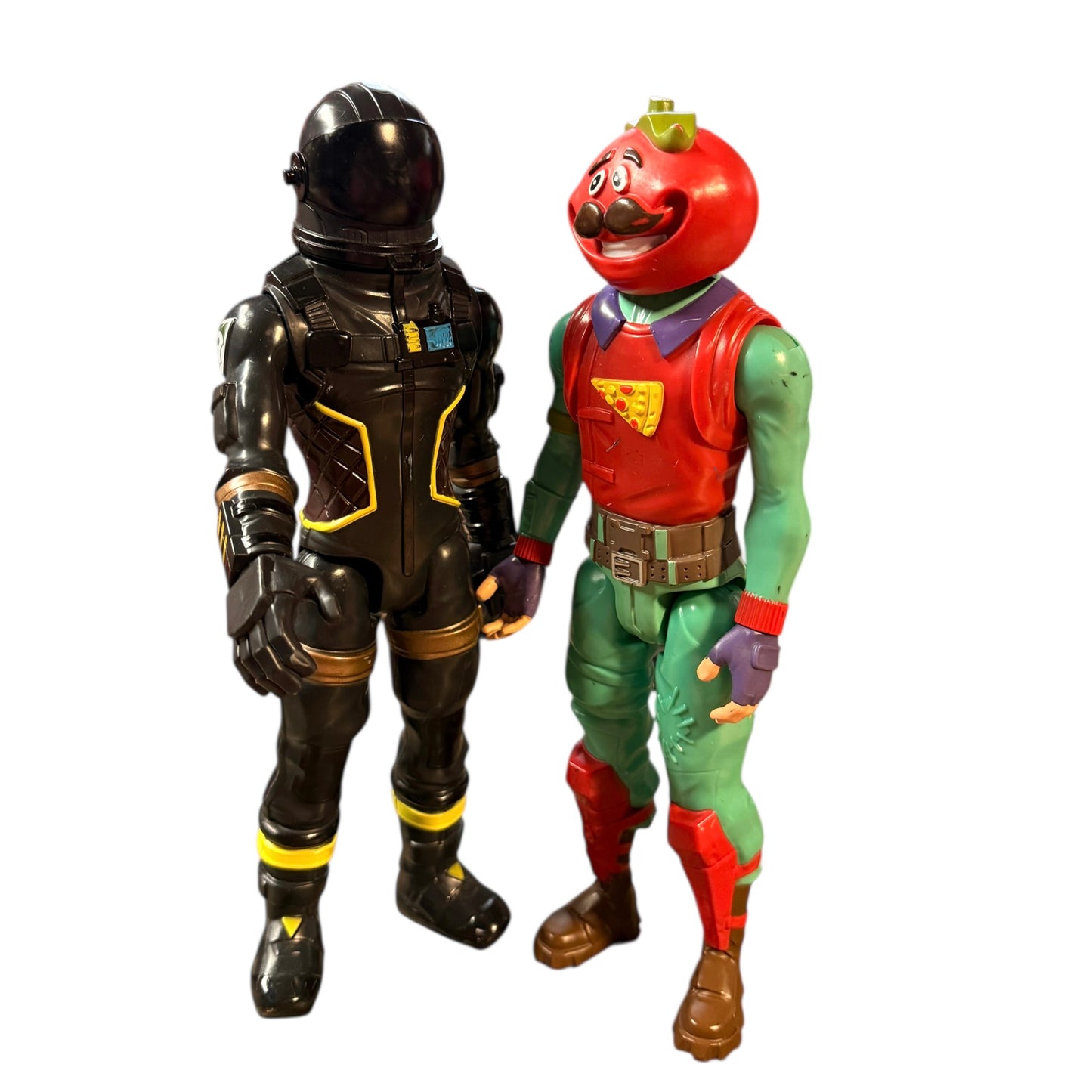 Fortnite Victory Series Lot of 2 12" Action Figure/Collectibles Tomatohead and Dark Voyager GUC