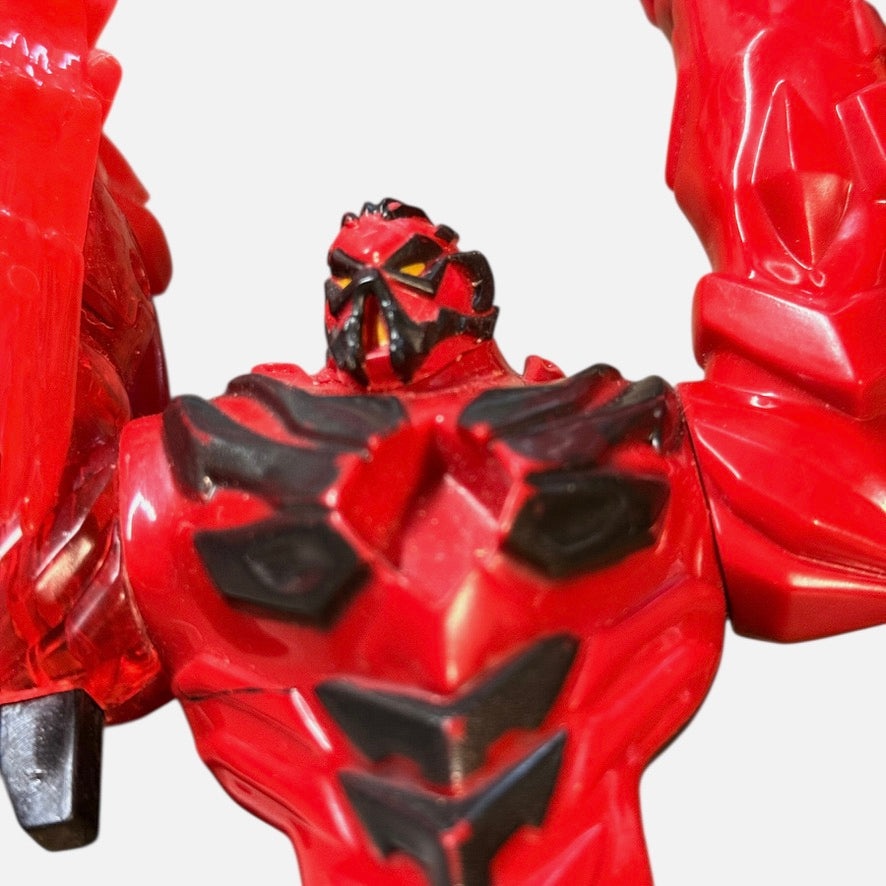 Max 2012 Steel Blade Dredd Attack 7" Action Figure Red & Black