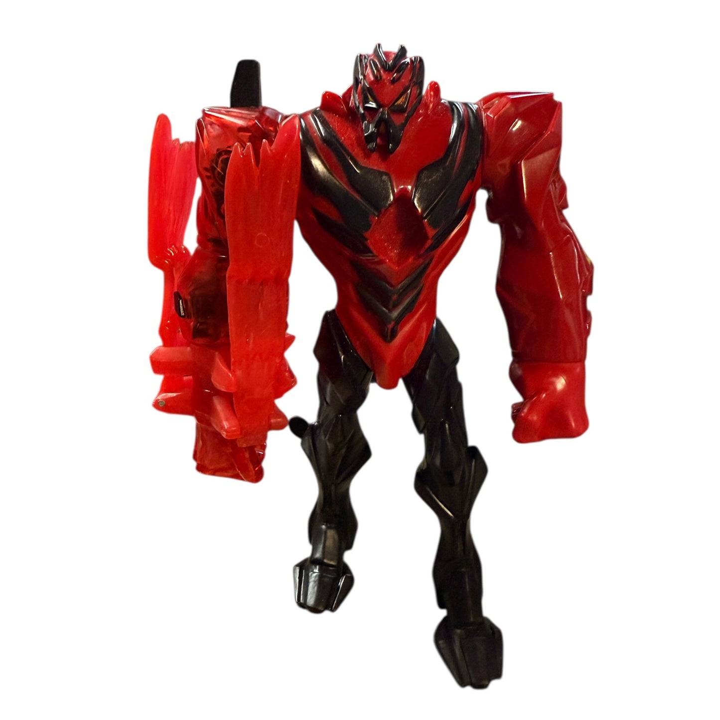 Max 2012 Steel Blade Dredd Attack 7" Action Figure Red & Black