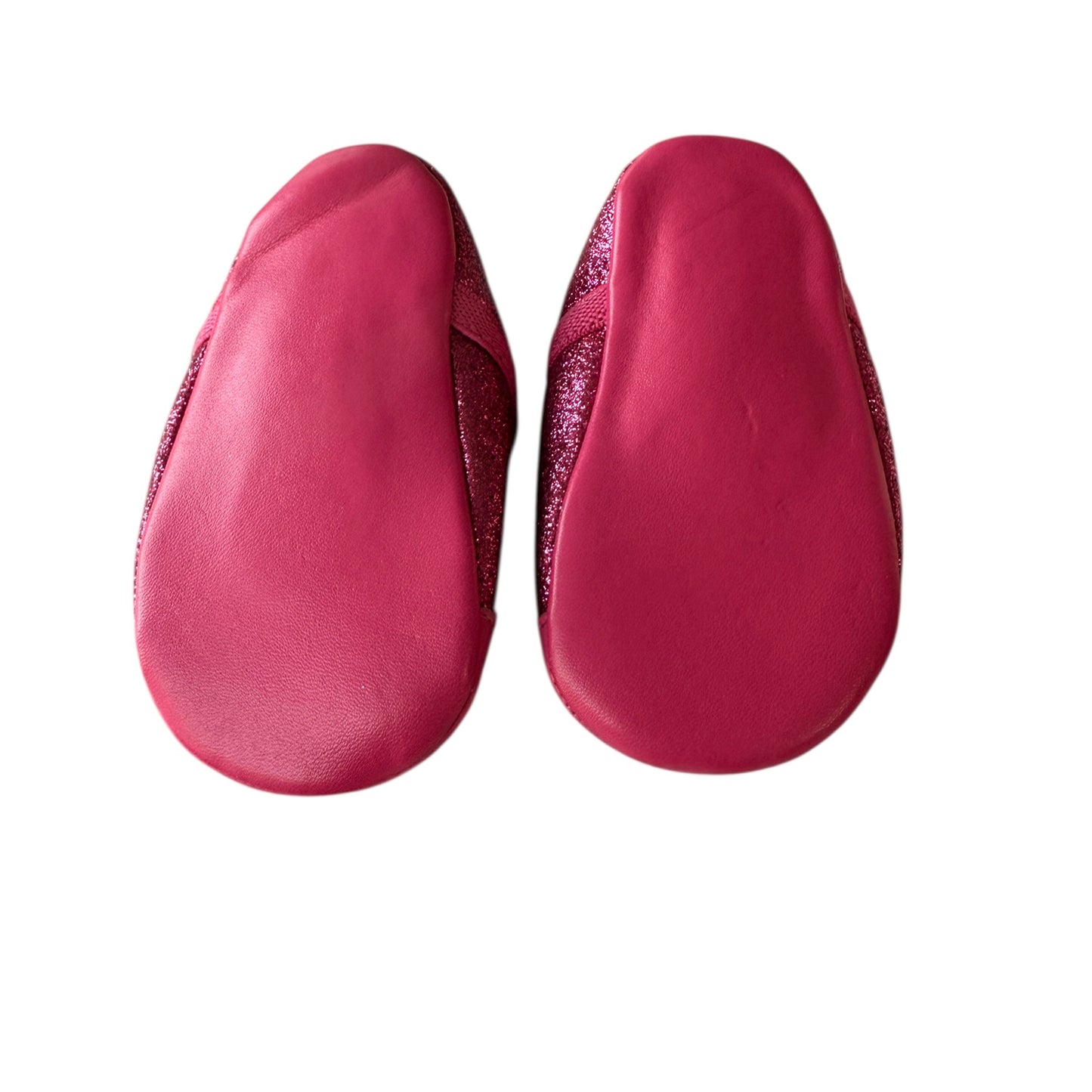 Children's Place Pink Sparkly Mary Jane Shoes, Pink Patent Bows & Toes, Size 3-6 m in VGUC