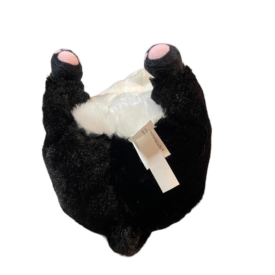 Nanco Belly Buddies Calico Fat Cat Plush Stuffed Animal Toy 9" Preowned in GUC