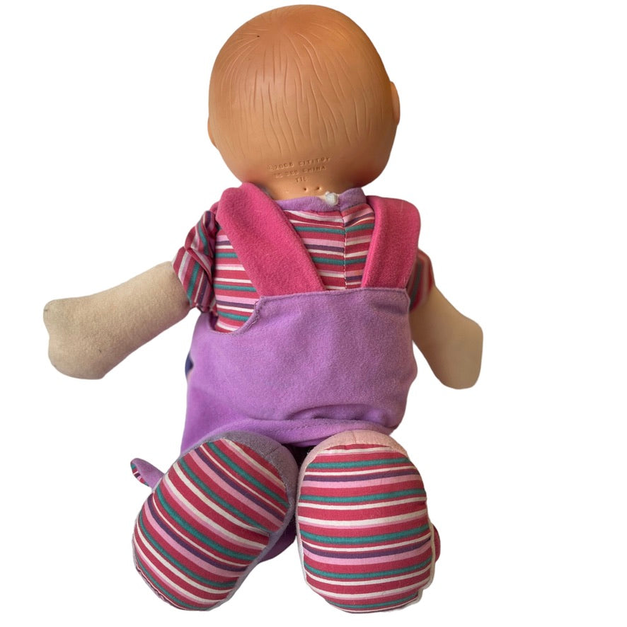 2006 Mothercare Cititoy Baby Activity Doll Interactive Learn to Dress , Blue Sparkly Eyes, Freckles