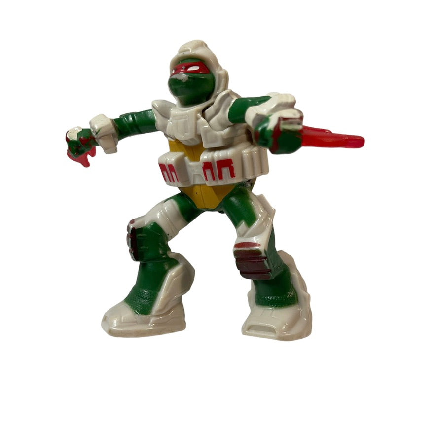 Teenage Mutant Ninja Turtle 2016 Viacom 4" Toy Raphael Playmates Animated with Weapons