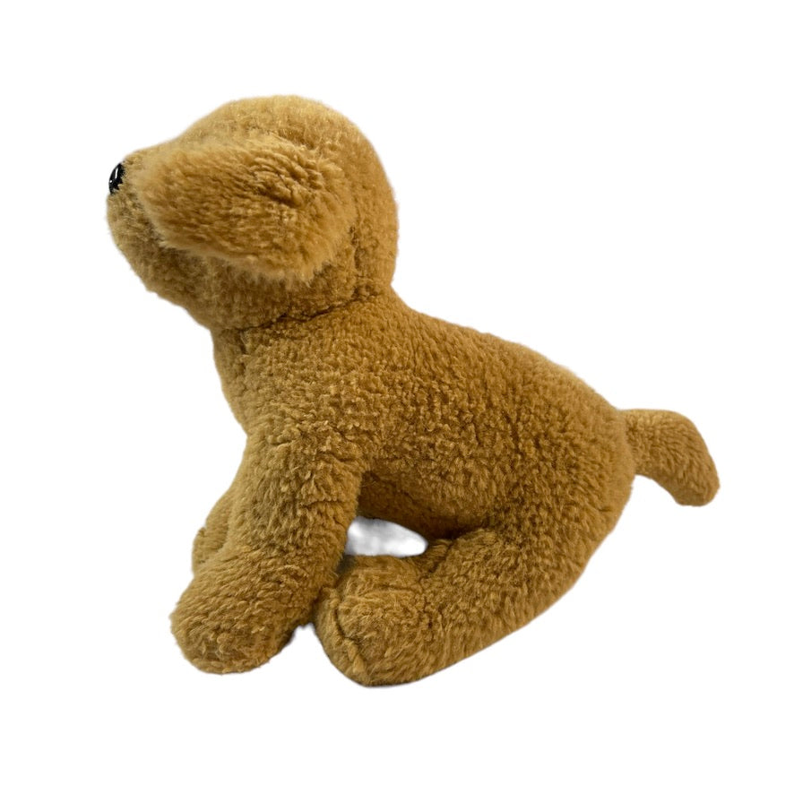 Tan Minisol Life 10" Golden Retriever Stuffed Animal Plush Black Bead Eyes