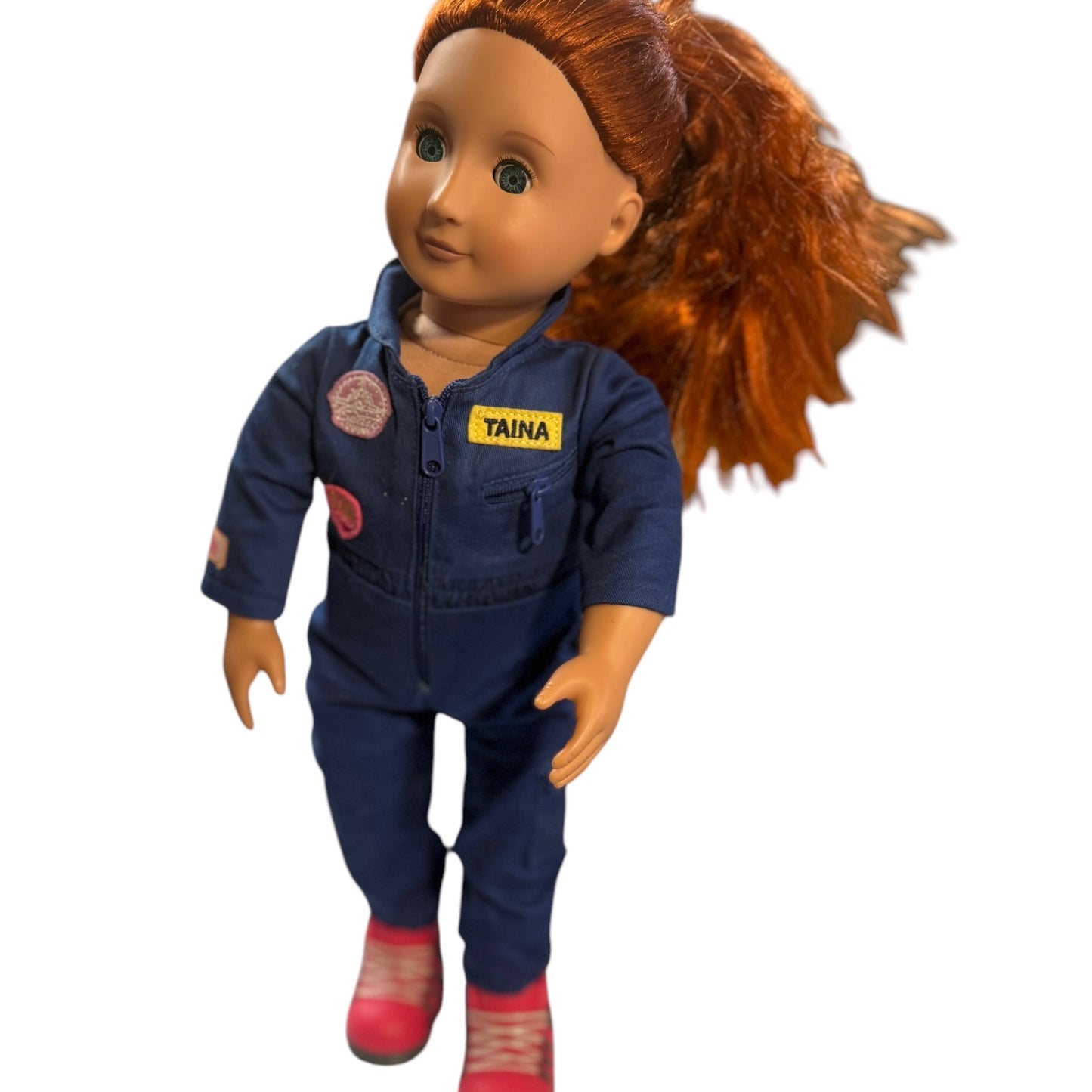 Our Generation 18" Taini', Professional Collection Astronaut with Red Hair &Original Outfit in EUC