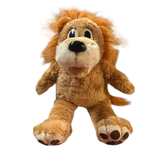 Vintage Ganz 17" Roary the Lion, Chunky Tan Body, White Snout with Black Noise & Freckles!