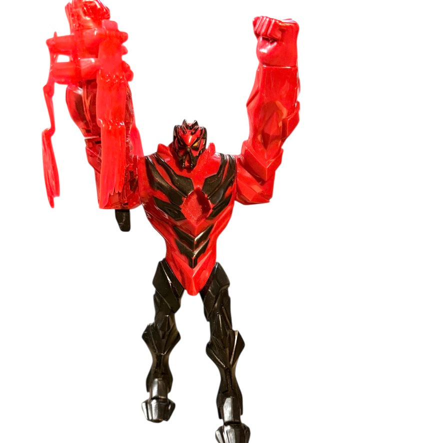 Max 2012 Steel Blade Dredd Attack 7" Action Figure Red & Black