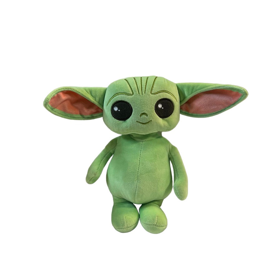 Star Wars Lucas Films Ltd. 8" Embroidered Face Baby Yoda with Flannel StarWars Blanket