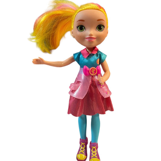 Fisher-Price Nickelodeon Sunny Day 11" Colour Magic Doll Rainbow Hair, Original Clothes EUC