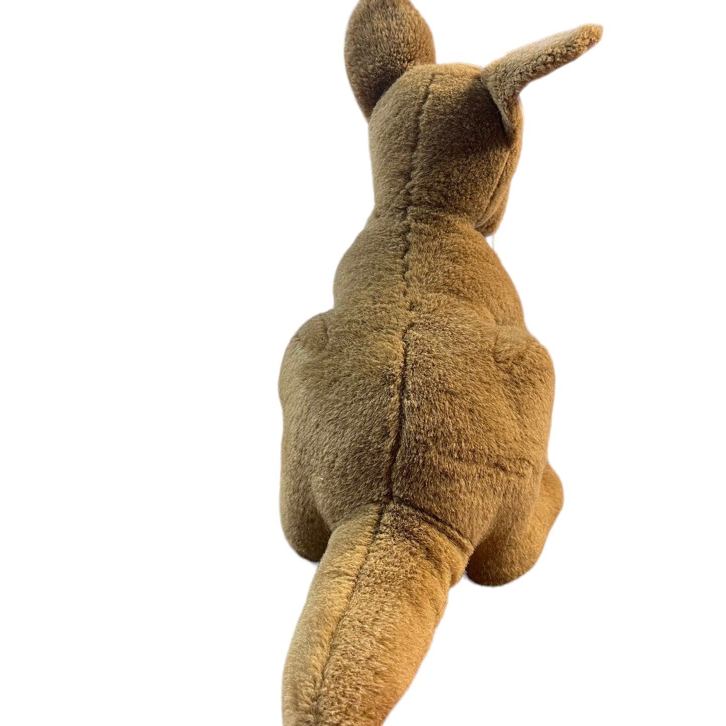 Realistic Corroboree Mama Kangaroo & Sweet Joey,  16"  Caramel & White Stuffed Animal Toy