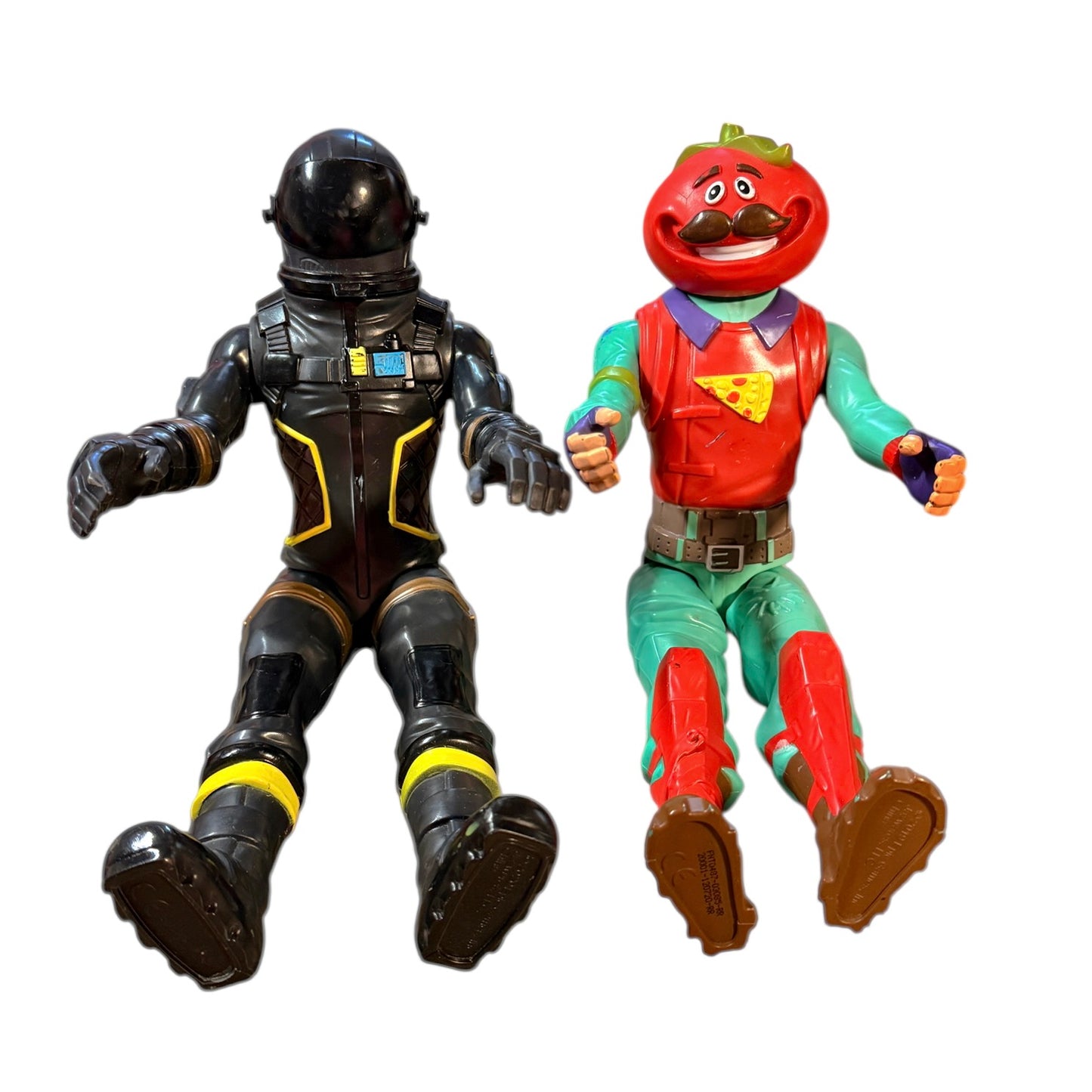 Fortnite Victory Series Lot of 2 12" Action Figure/Collectibles Tomatohead and Dark Voyager GUC