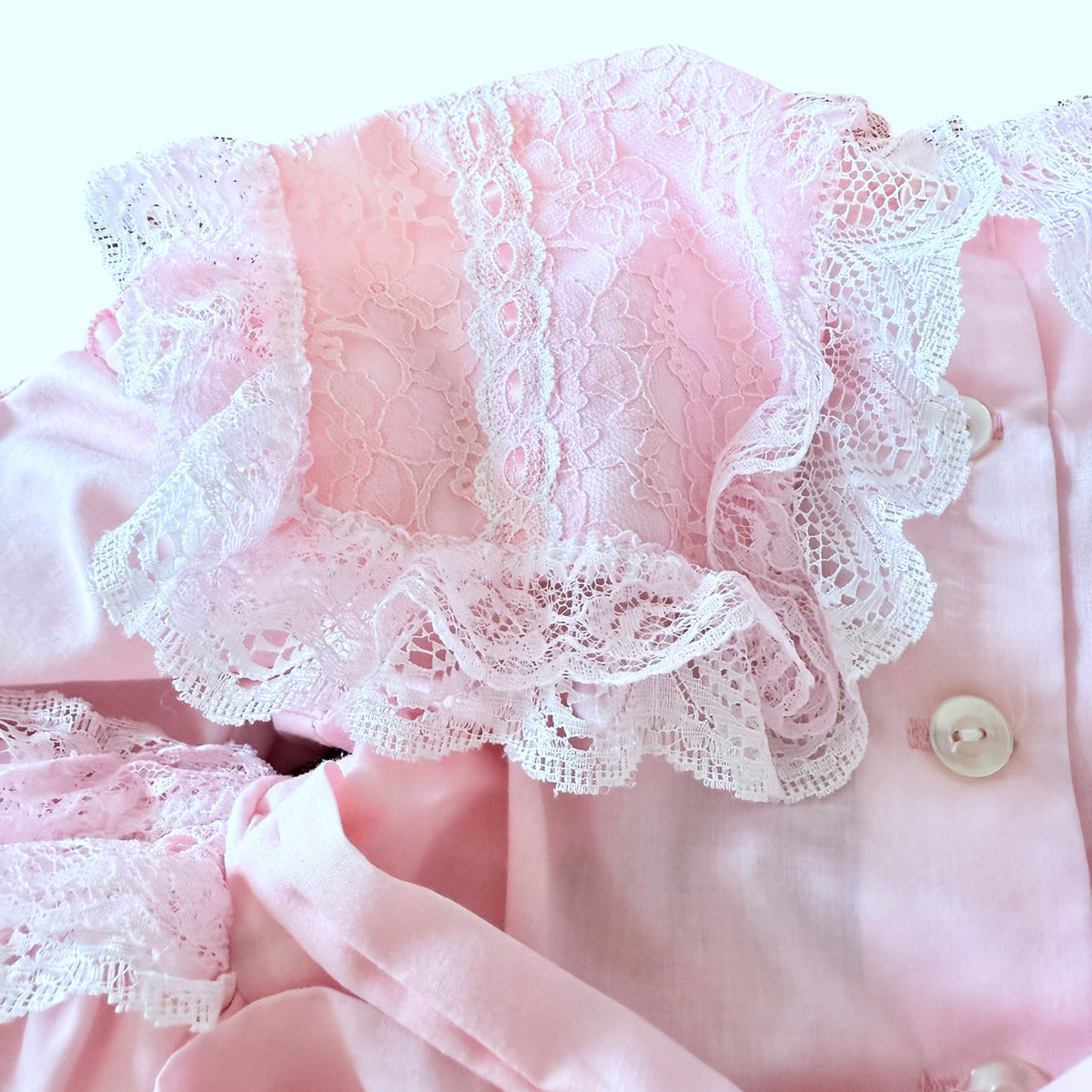 Exquisite Pink Ruffled Circle Dress, Vintage Preowned Size 2T-4T, A Real Treasure! EVC