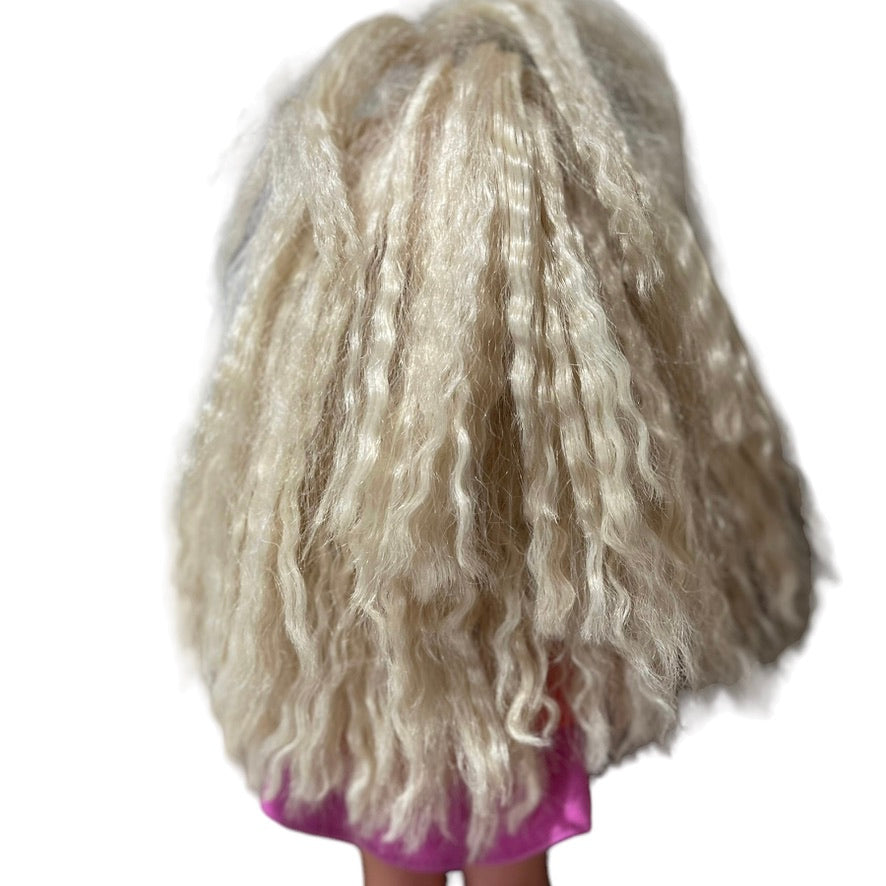 Lil Miss Make Up, 1988 Mattel with Magic Heart on Cheek Blue Eyes & Platinum Crimped Hair!