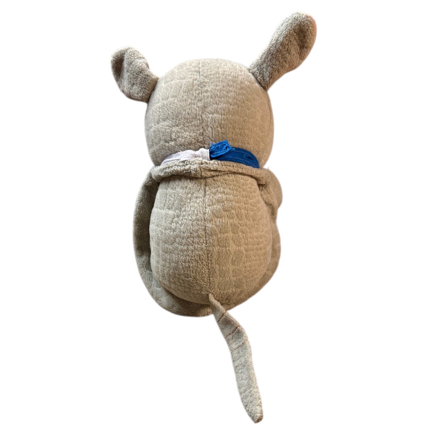 Texas Products Plush Grey Armadillo Stuffed Toy with a Texas Flag Bandana in EUC