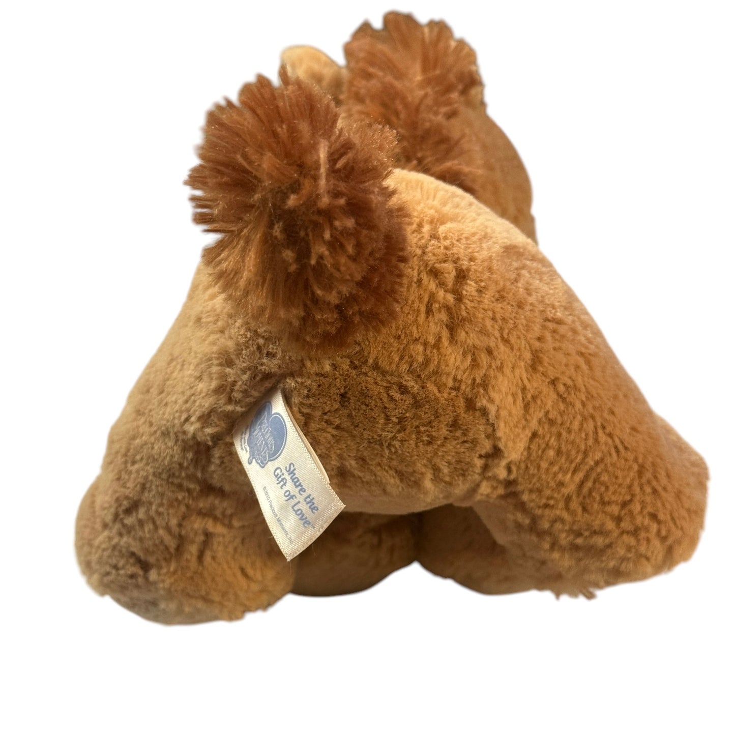 'Apple Jack , Precious Moments Aurora Plush 8" Tan Horse, Brown Mane, Embroidered Eyes Big Smile!