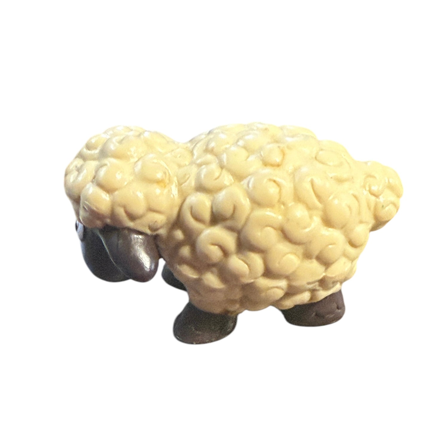 Shaun the Sheep, Wallace & Gromit Vinyl Toy Action Figure Cream and Brown 1.5" Tall in GUC