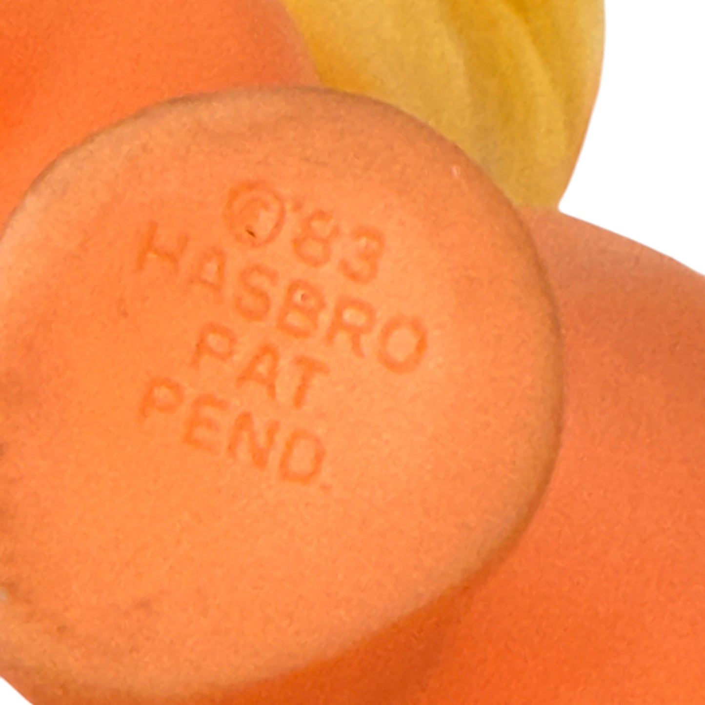 Hasbro 1983 'Applejack', Gen 1 Orange My Little Pony, Freckles, Yellow Hair & Sjhoes EUC