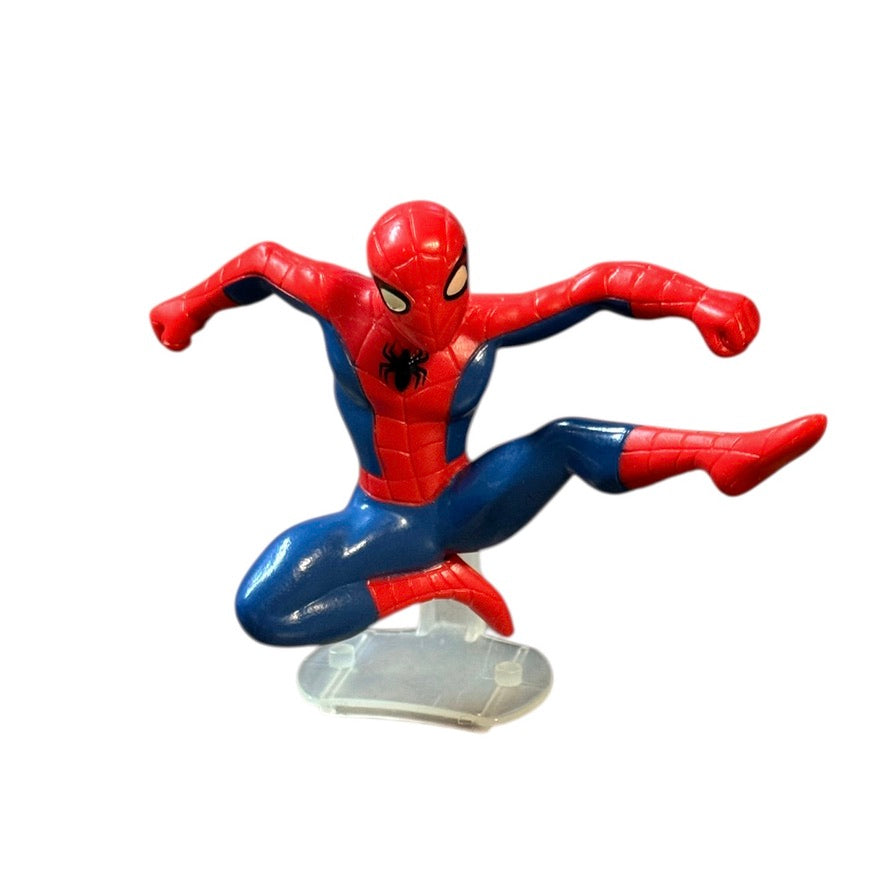 2008 Marvel Adelaide Amazing Spiderman 3" Figure with Stand, Collectible, Toy, Cake Topper