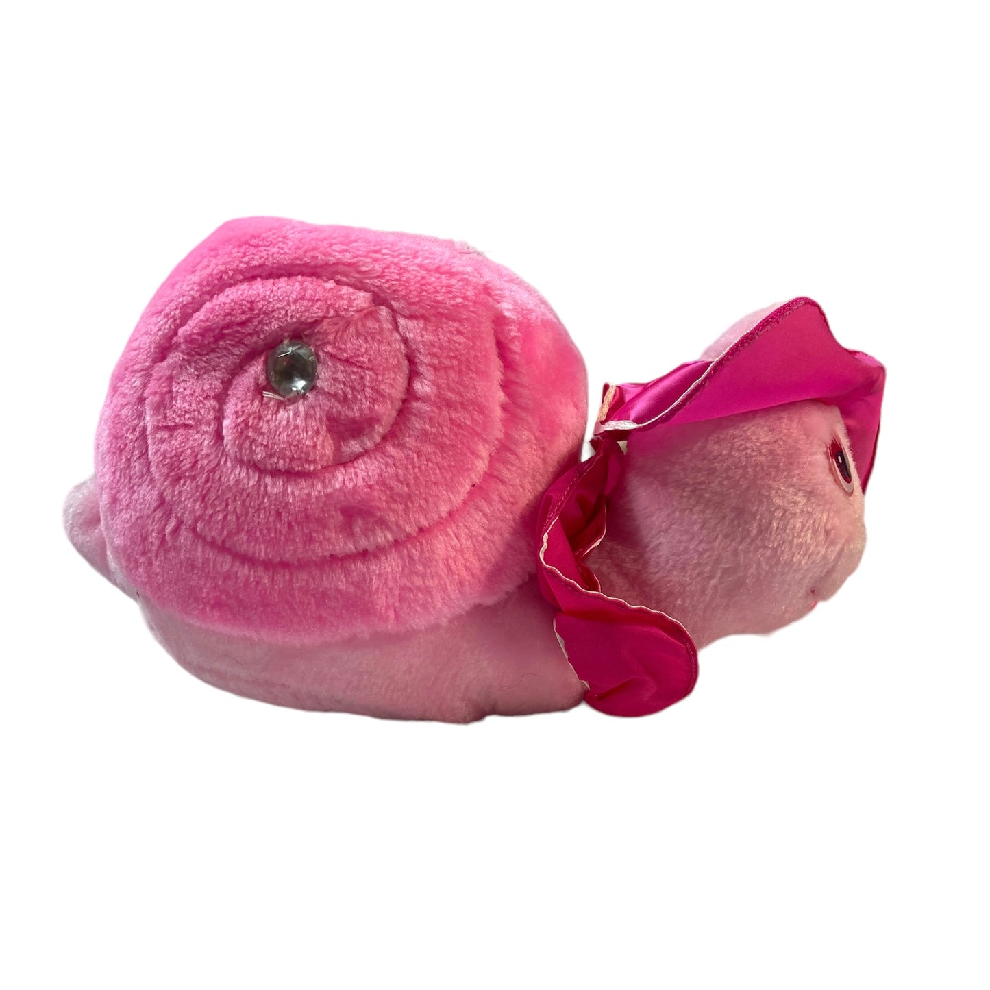 Tonka 1985 Keypers Pink Plush, a Sweet Faced Soft Snail with a Hidden Pouch in GUC