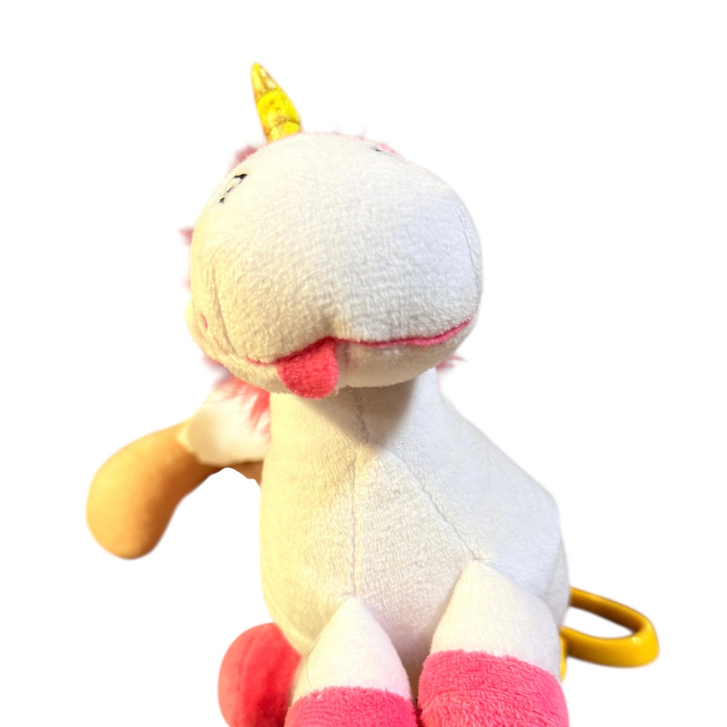 'Fluffy', 7" Ty Original Beanie Baby Unicorn Plush from Despicable Me 3, Preowned