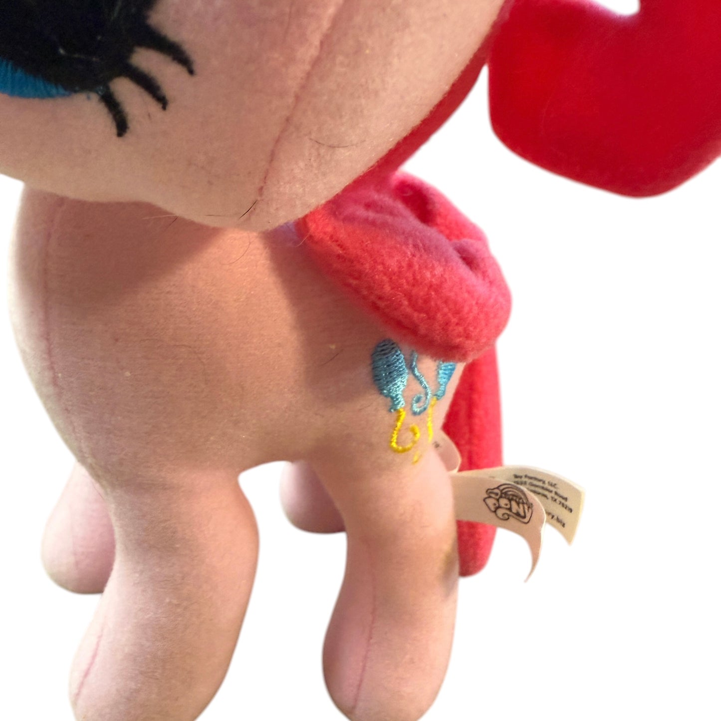 Pinkie Pie, 2018 10" Plush My Little Pony, Beautiful Stitched Eyes, Pink Body with Blue Yellow Balloons
