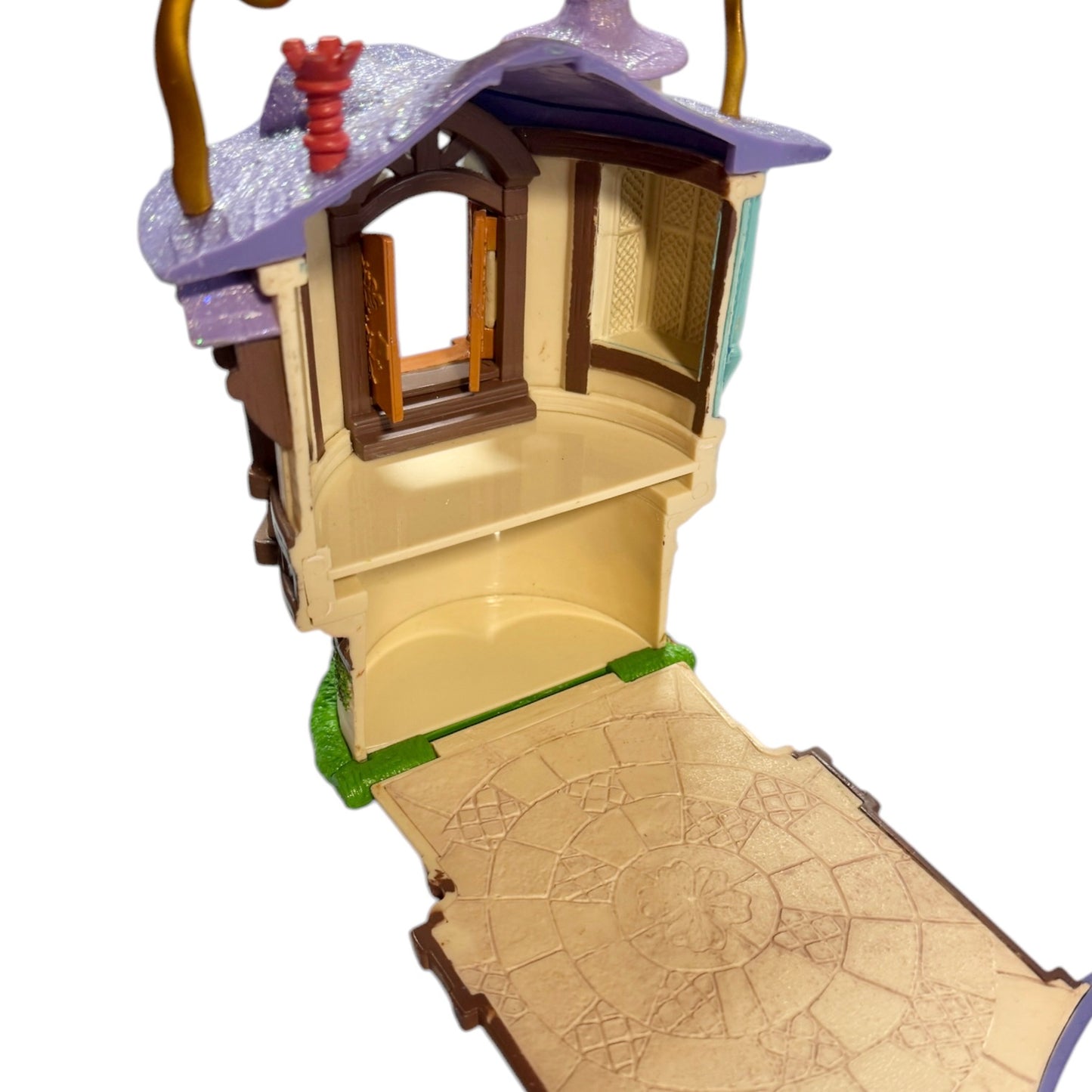 Disney Animators' Littles Rapunzel Tower Play Set, Tower Only Good Preowned Condition
