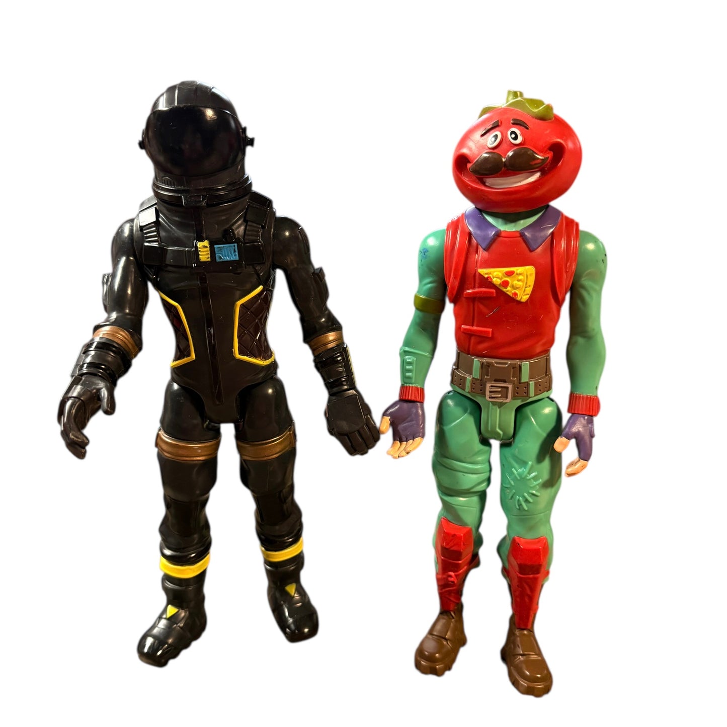 Fortnite Victory Series Lot of 2 12" Action Figure/Collectibles Tomatohead and Dark Voyager GUC
