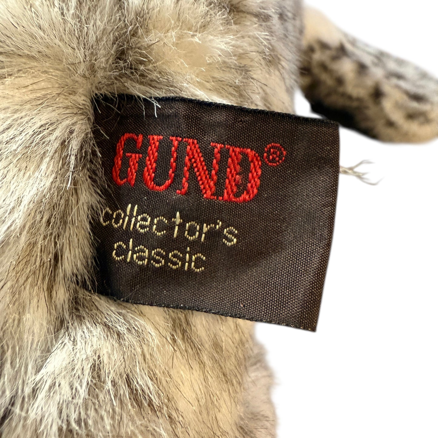 'Scooba', Vintage Gund Collector's Classic Baby Sea Lion Plush Grey & White Spotted Coat EUC