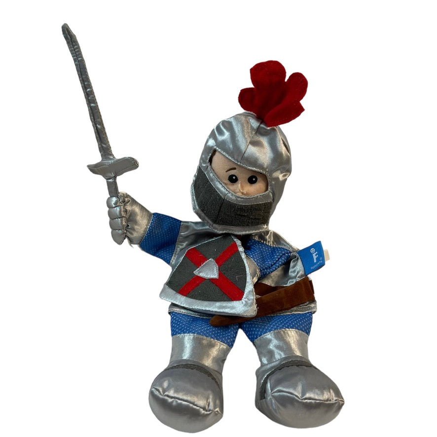 Knight in Shining Armour Fiesta Craft Hand Puppet with Sword & Shield 12" in GUC