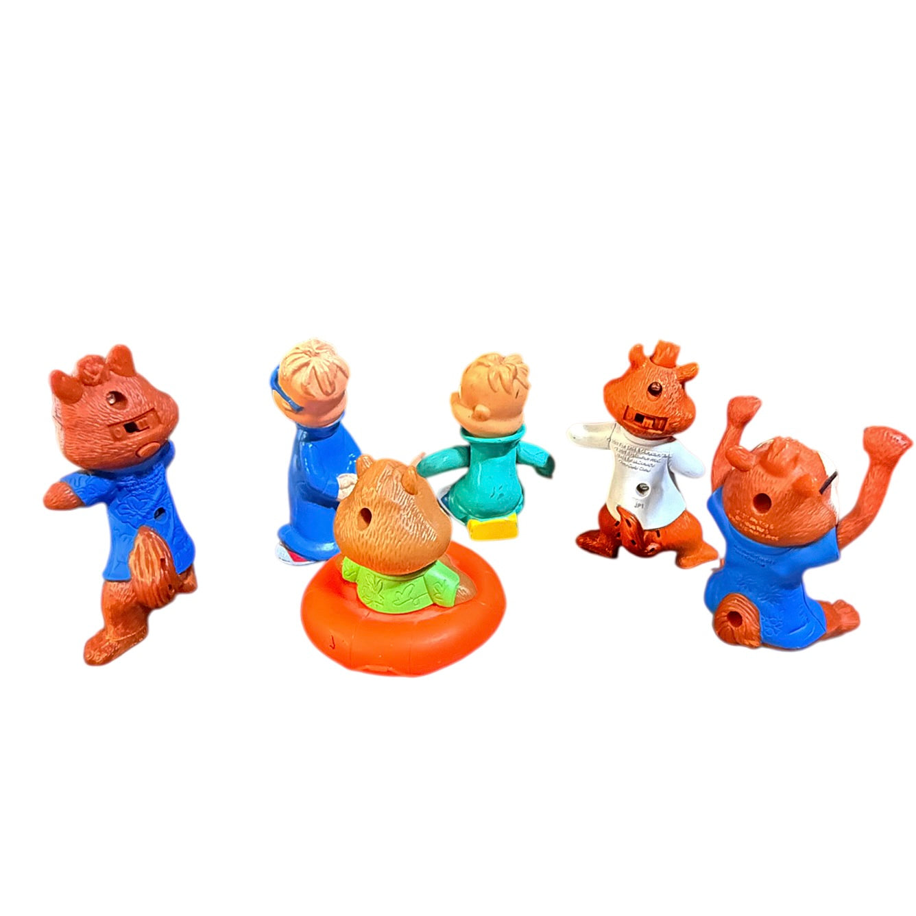 Alvin & the Chipmunks Lot of 6 Figurines  Play Set or Cake Toppers