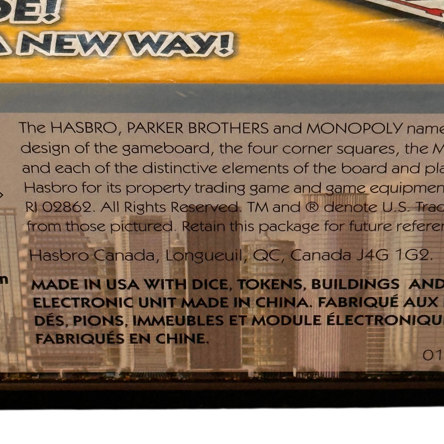 Monopoly City, An Electronic Board Game from Hasbro, in Very Good Preowned Condition