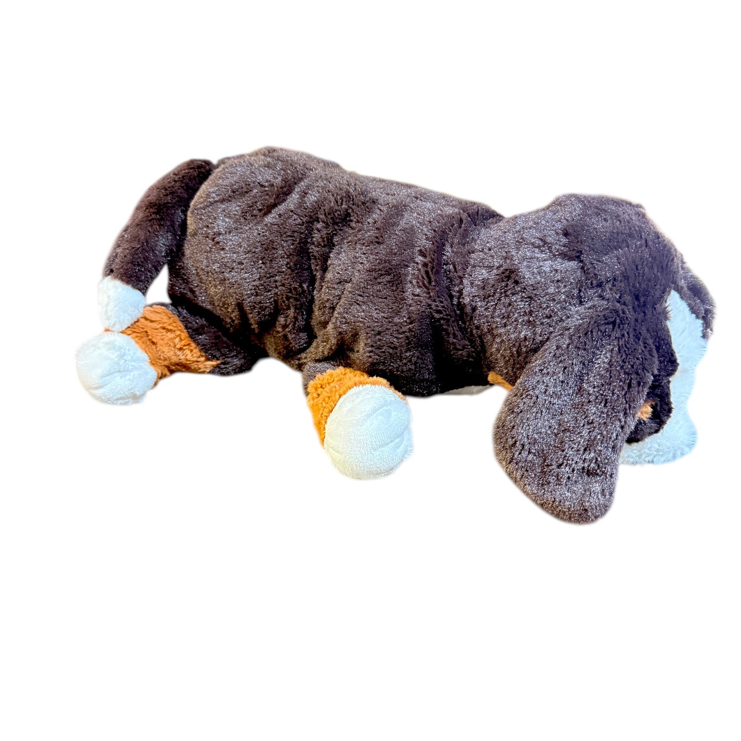 Ikea Hoppig Tri Coloured Bernese Mountain Dog 14” Stuffed Animal Toy Stiched Eyes in EUC