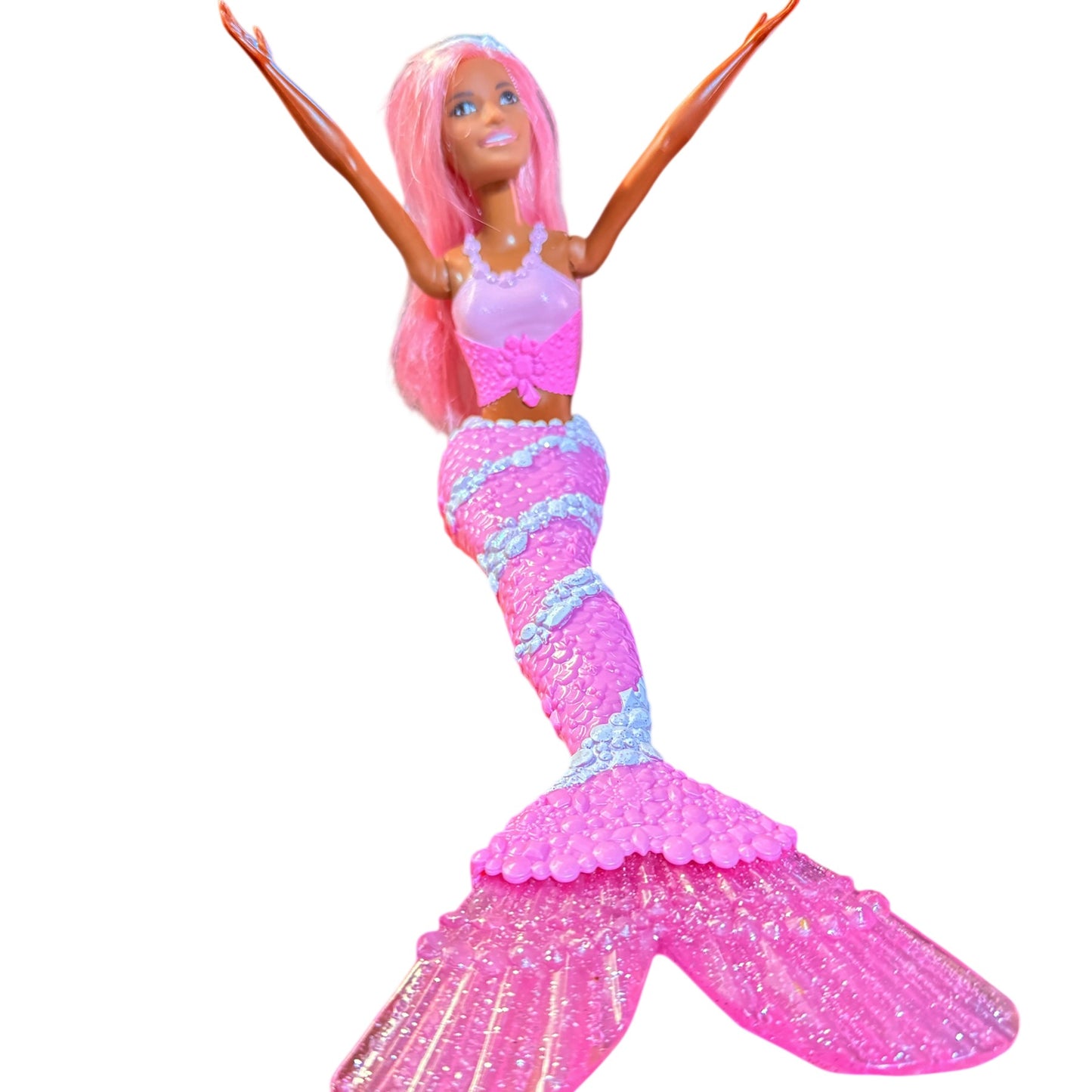 Barbie Dreamtopia, a Gorgeous Mermaid Doll with a Dark Complexion,  Pink Hair & Tail by Mattel