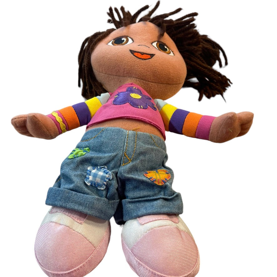 Fisher-Price Dora the Explorer Soft & Stylish Vintage Plush Doll in EUC