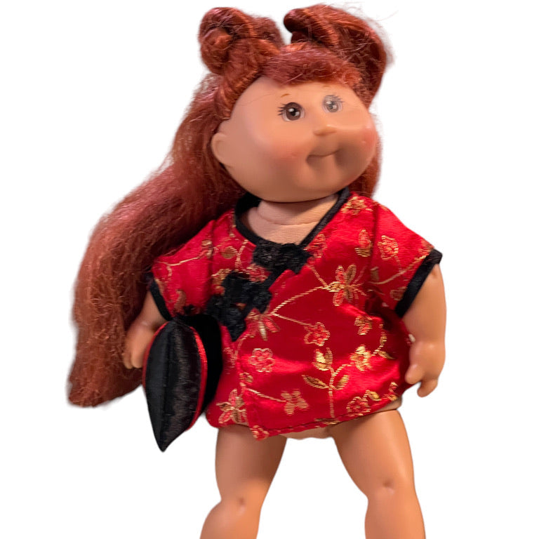 Cabbage Path Kids 2003 Limited Edition SleepOver Collection Series 1 Doll 7" Red Hair