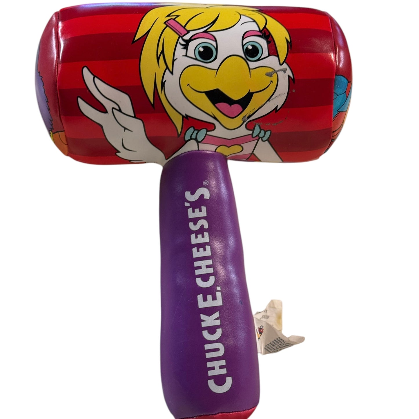 Chuck E. Cheese 8" Whack-A-Mol Soft Plush Mallet in Excellent Preowned Condition
