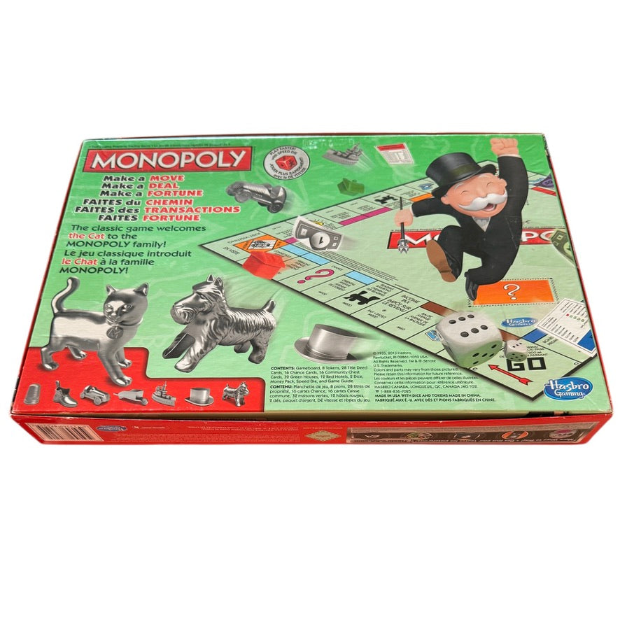 Monopoly, the Classic Fast Dealing Property Game by Hasbro Gaming, Complete in GUC