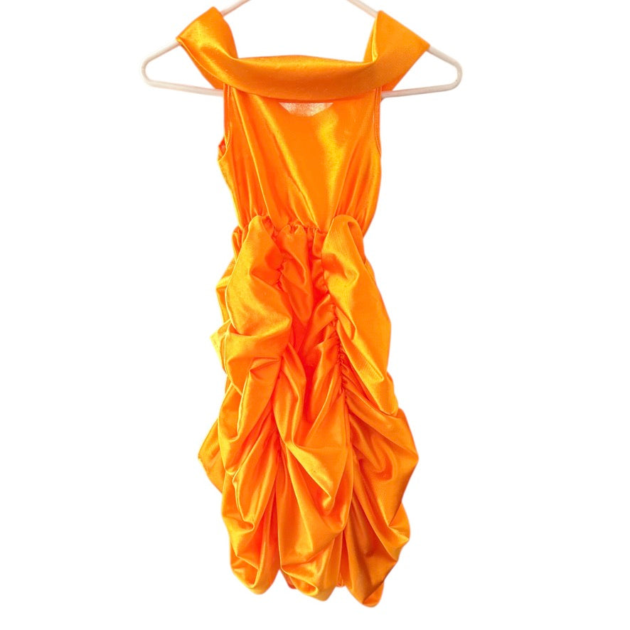 Yellow Silky Flounced 'Belle' Like Halloween Costume Dress by Rubies Costume Co. Size S