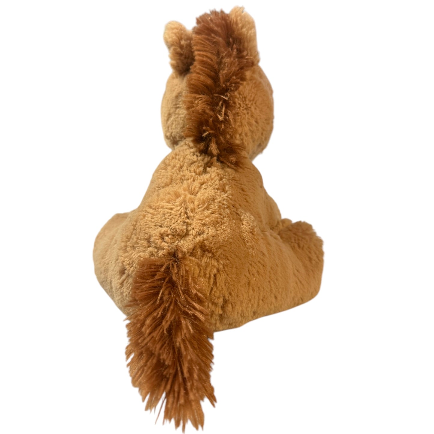 'Apple Jack , Precious Moments Aurora Plush 8" Tan Horse, Brown Mane, Embroidered Eyes Big Smile!
