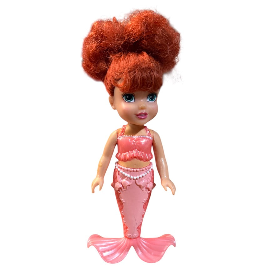Disney Little Mermaid Ariel & Sister 6" Doll Freestanding in Very Good Preowned Condition