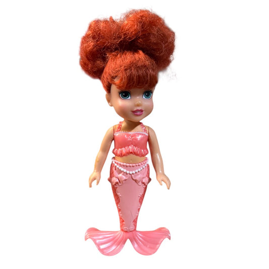 Disney Little Mermaid Ariel & Sister 6" Doll Freestanding in Very Good Preowned Condition