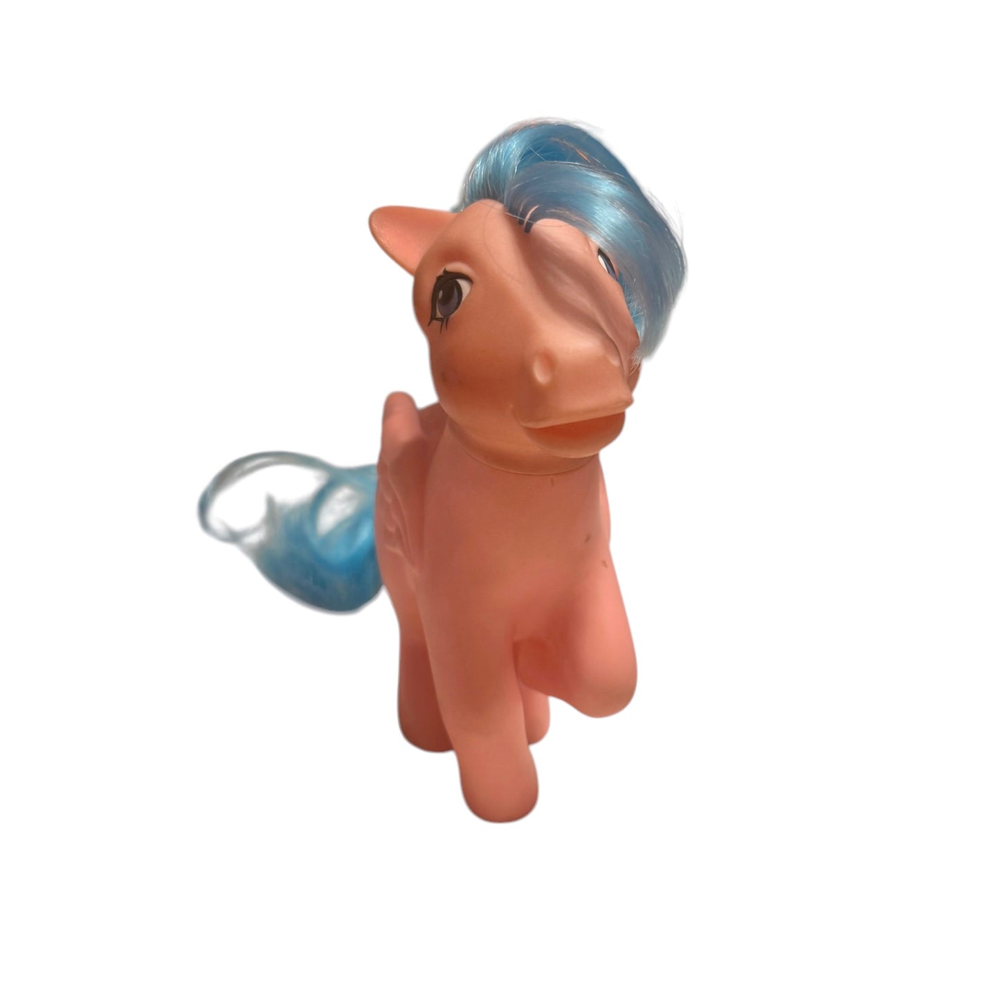 My Little Pony G1 Firefly, Pegasus, Pink with Blue Mane,Tail & Lightening Bolt Cutie Marks!