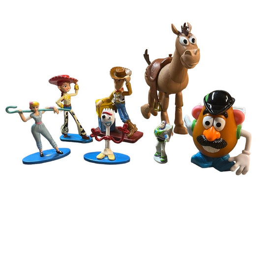 Amazing Disney Pixar Toy Story Lot of 7 Action Figurines, Collectibles, Cake Toppers, Toys EUC