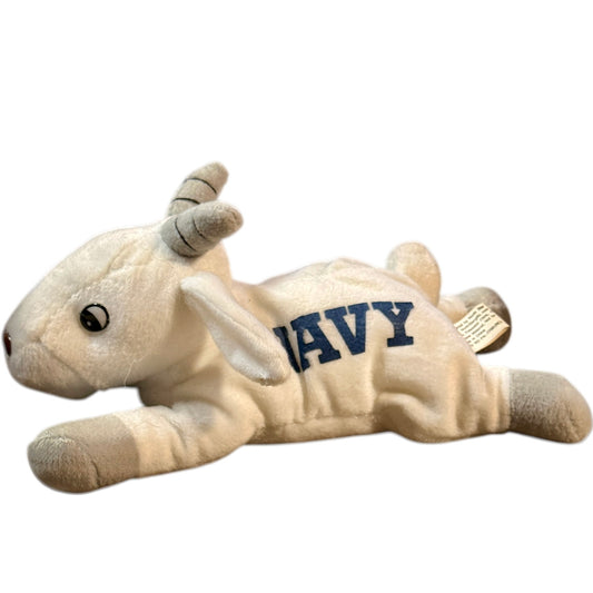 United States Naval Academy 8" Naval Mascott Stuffed Animal Plush White, Navy & Grey in GUC