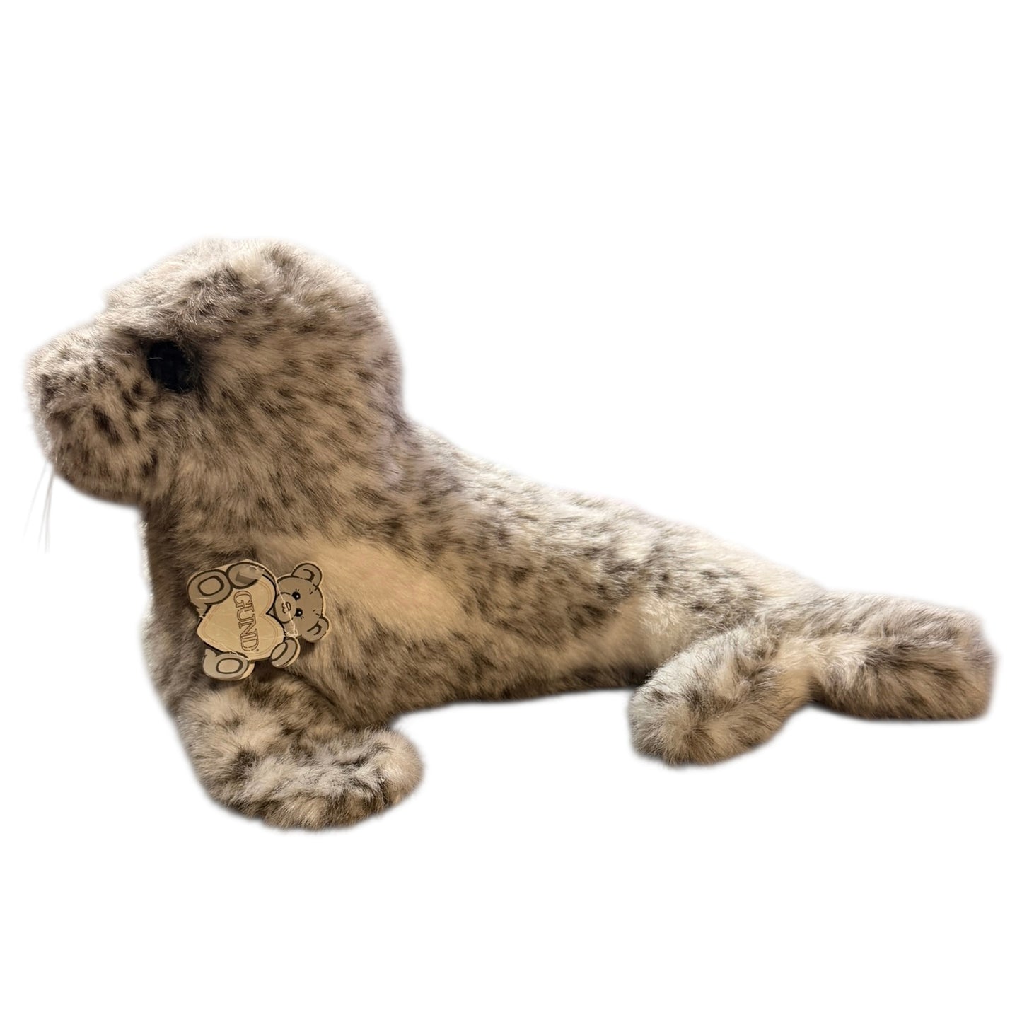 'Scooba', Vintage Gund Collector's Classic Baby Sea Lion Plush Grey & White Spotted Coat EUC