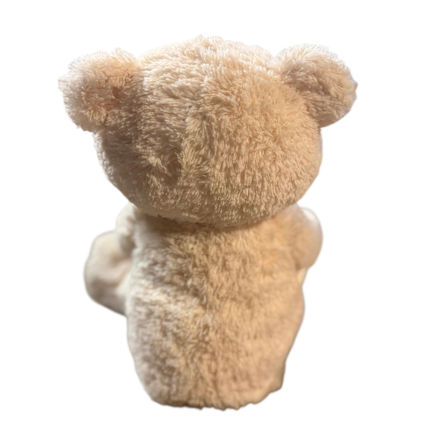 Gund Cream Animated Peek-a-Boo Teddy Bear with Satin Trimmed Blanket in EUC