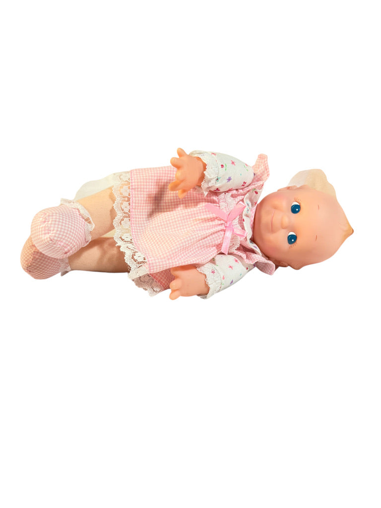 Goldberger Vintage !999 KEWPIE Doll, Moulded Curls, Painted Eyes, Original Clothes, Preowned